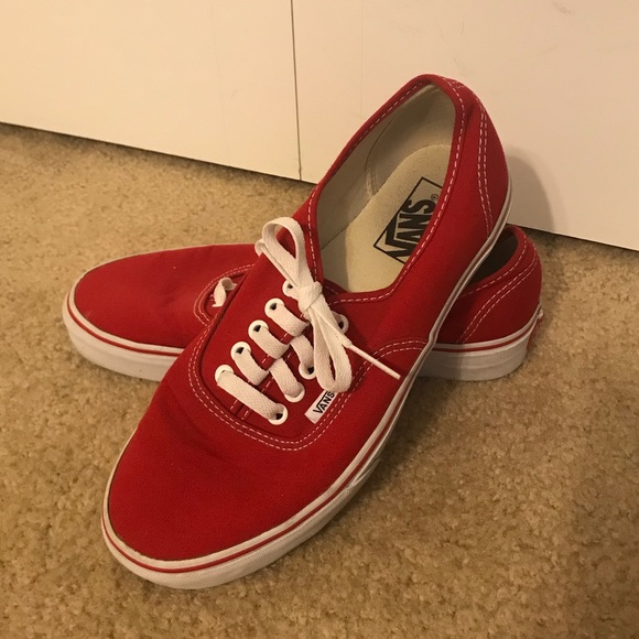 Vans Shoes - Unisex Red Vans